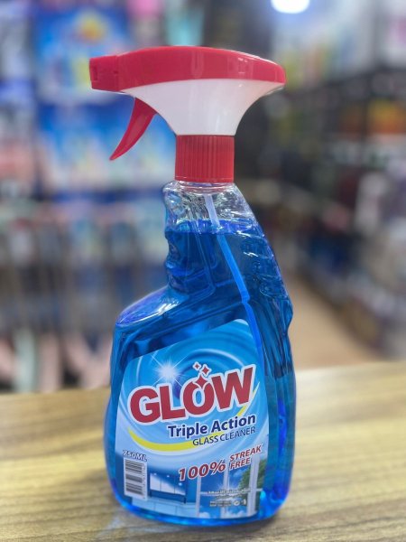 منظف زجاج Glow ثلاثي المفعول