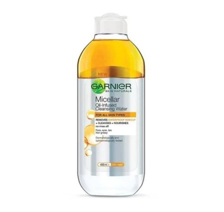Garnier Natural Skin Micellar Oil-Infused Cleansing Water- 400Ml